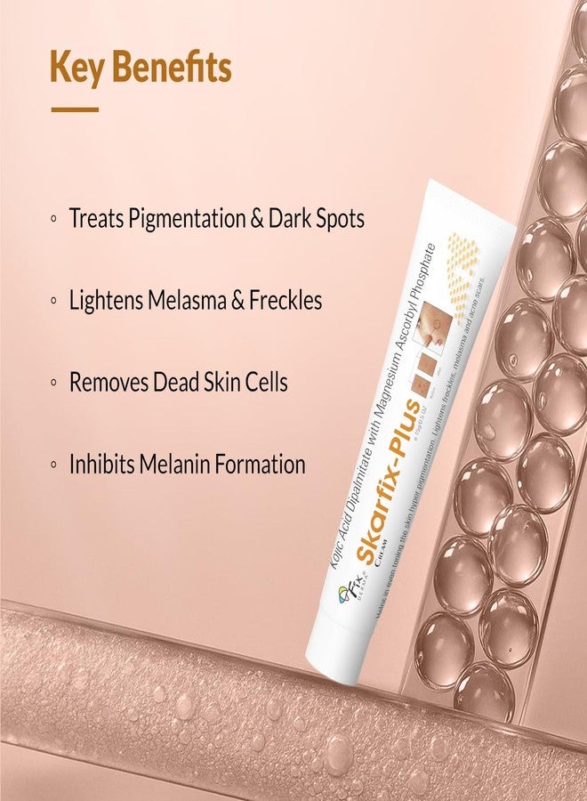 Fixderma 2% Kojic Acid + 1% Arbutin Skarfix-Plus Scar Removal Cream | Hyperpigmentation Removal Cream and Acne Scars Removal Cream | Helps to Reduce Melasma- 15gm (Pack of 2) - Image 3
