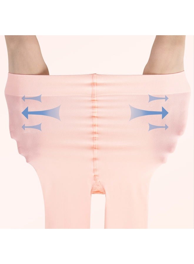Heth 2 Pairs Ballet Tights for Girls,Dance Convertible Ballet Tights,Ultra Soft Ballet Ballet Footed Tights With Holes - - X-Large(12-16 Years) - Image 4