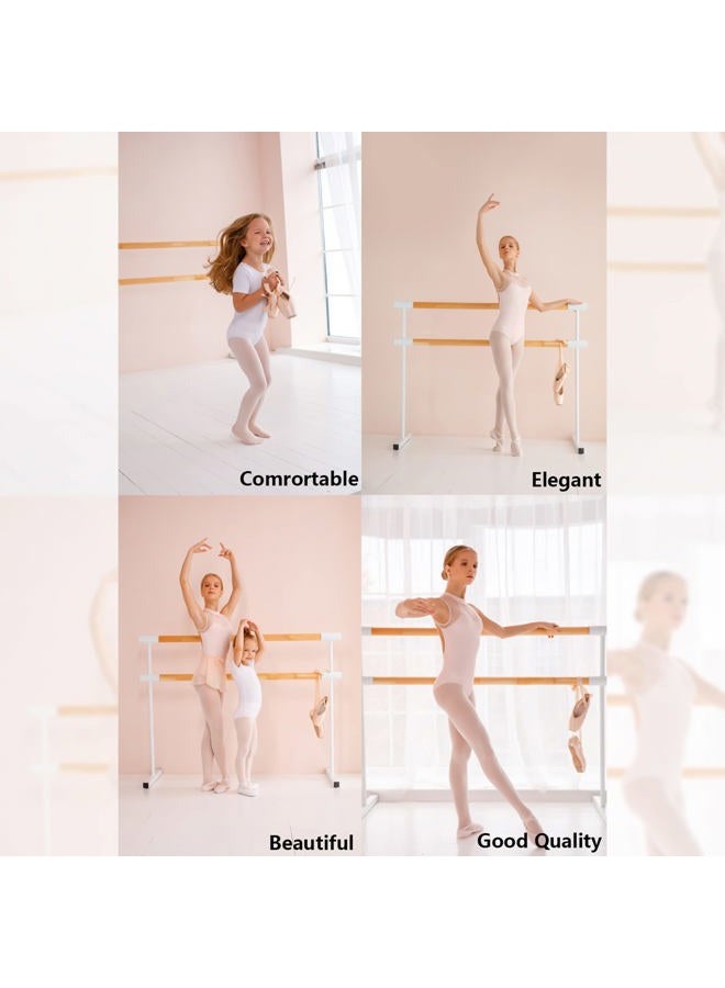 Heth 2 Pairs Ballet Tights for Girls,Dance Convertible Ballet Tights,Ultra Soft Ballet Ballet Footed Tights With Holes - - X-Large(12-16 Years) - Image 5