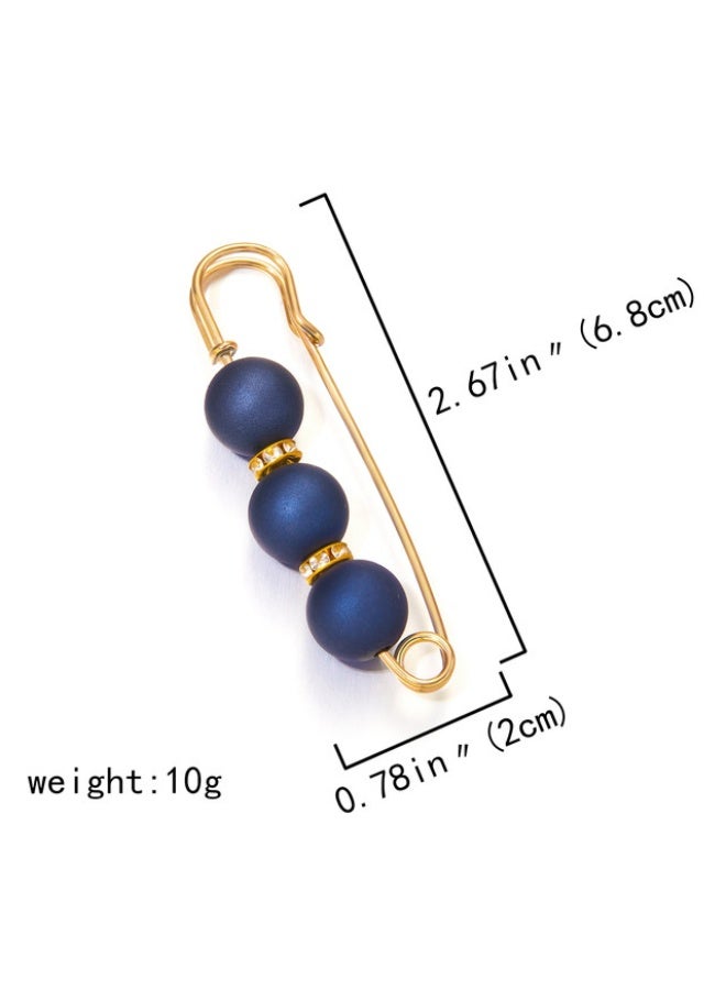 جود باي ثلاث قطع من بروش حريمي دبوس كبير معدني لؤلؤلي - Image 5