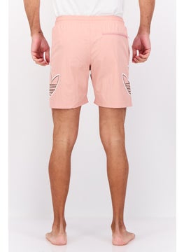adidas Originals Men Brand Logo Board Shorts, Pink  - Image 2