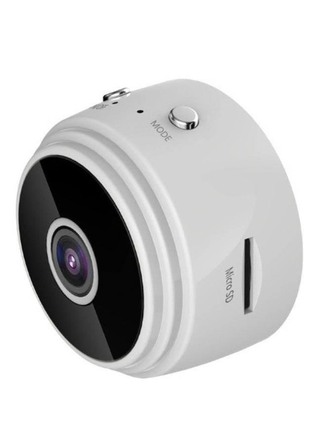 Generic English Version A9 Smart Action Camera HD Camera Loop Video Recording Home XD Camera-Color:A9-White (Foreign Only)  - Image 1