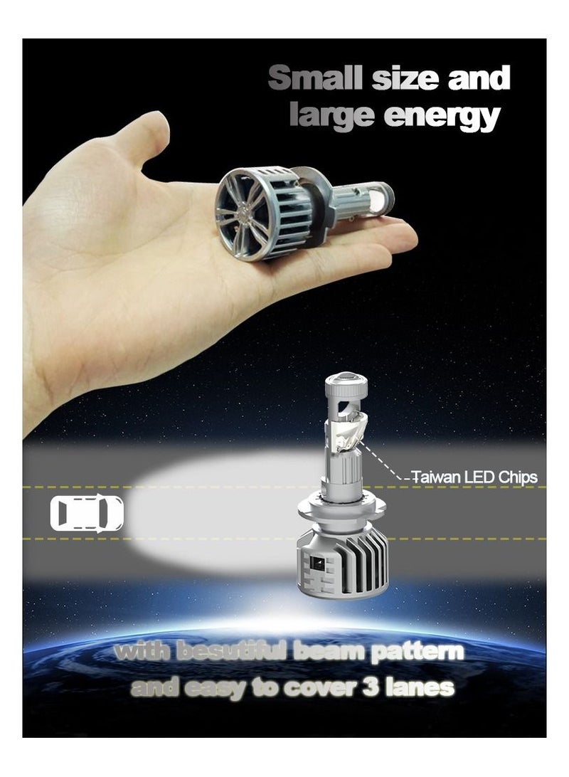 توبيز لمبة توبيز H7 Bi-LED Mini Projector Dual Lens - Image 4