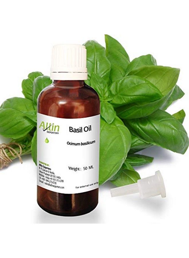 Allin Exporters Basil Oil 100% Pure Natural & Undiluted 50 Ml - Image 2