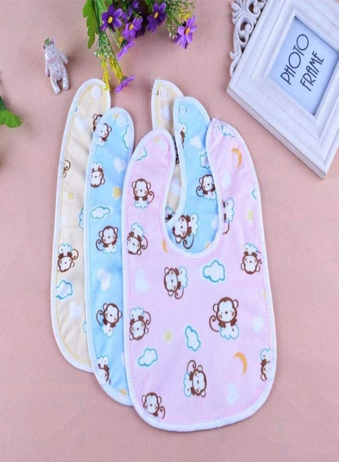 Crystal zone Presents Baby Bibs for New Born Baby Gift Set | Waterproof | Washable | Baby Bibs| Double Layer | Pack of 3 - Image 1
