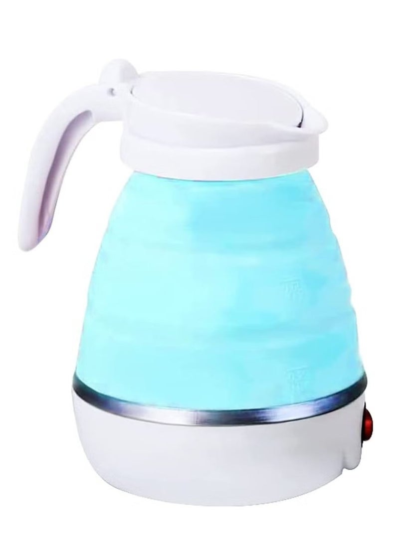 ELTRAZONE Travel Portable Foldable Electric Kettle | Collapsible Silicone Water Boiler for Coffee & Tea | Fast 600ML Boiling Capacity | Compact & Lightweight Design for Travel, Camping & Home Use | 110V-220V Dual Voltage Small Electric Kettle - Image 1