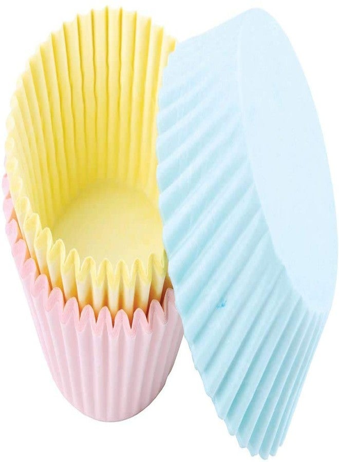 BAKEFY � Non-Stick Microwave 300 Plain Paper Cup Cupcake, Pastry, Muffin Baking Cups Liners Cake Mold (Multicolor) - Image 4