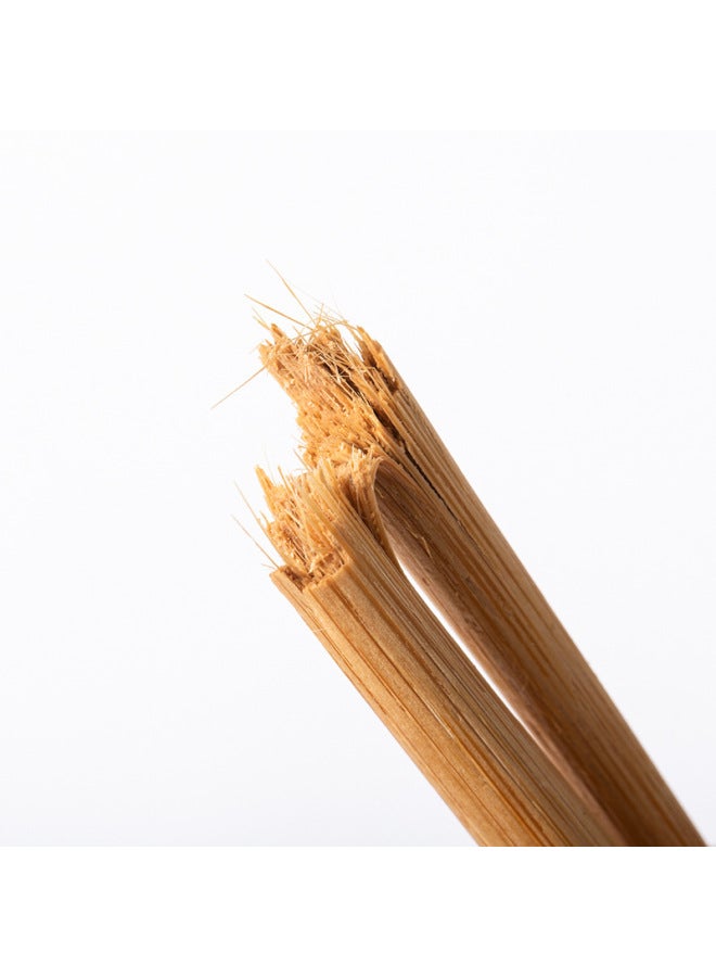 Direct Natural Bamboo Chopsticks Household Hotel Chopsticks No Paint No Wax Bamboo Chopsticks LOGO-Specifications:24cm * 7.0*7.0 Carbonization Belt Section  - Image 3