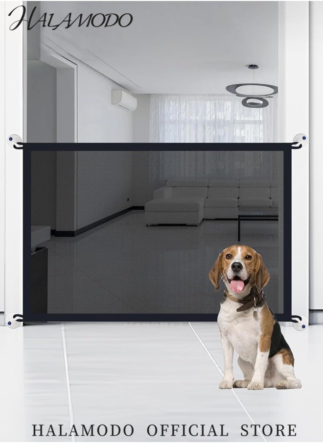 Generic Retractable Baby Safety Gates for Door & Stair, Mesh Pet Gate 72cm Tall, Extends to 110cm Wide, Indoor Toddler Play Fence Easy to Roll  - Image 3