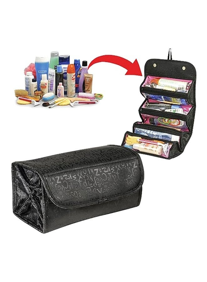 RollsTimi  Roll N' Go Makeup Tools Travel Bag,Black - Image 4