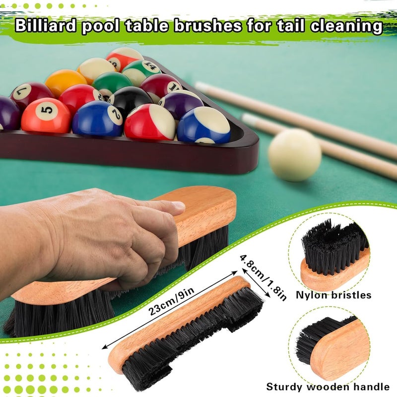 JBB Pool Ball Set with 8 Ball & 9 Ball Racks, Chalks and Billiards Brush (52.5mm, Set of 16 Balls) - Image 3