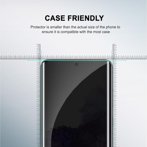 STP FEEL® Advanced UV Privacy Tempered Glass Screen Protector Guard Compatible for Vivo T4R 5G (6.77 Inch, Pack of 1) Full Edge to Edge Coverage Anti-Spy/Anti-Peeping 9H Hardness - Image 3