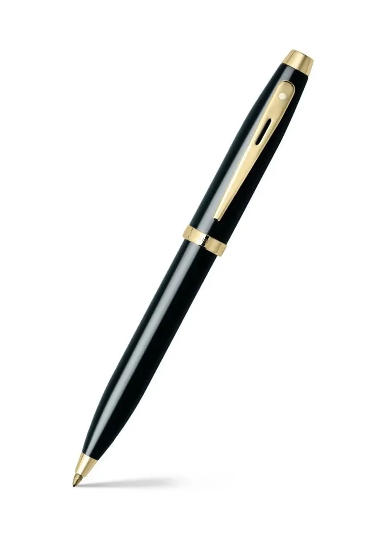 Sheaffer Sheaffer® 100 Glossy Black Ballpoint Pen With Gold Trims