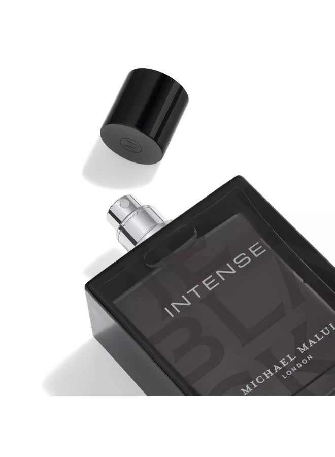 Michael Malul Jet Black Intense Eau de Parfum for Men - 100ml | 3.4oz - Image 2