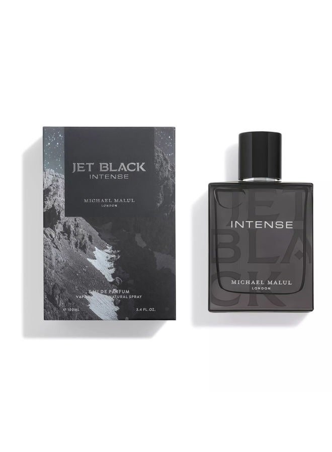 Michael Malul Jet Black Intense Eau de Parfum for Men - 100ml | 3.4oz - Image 3