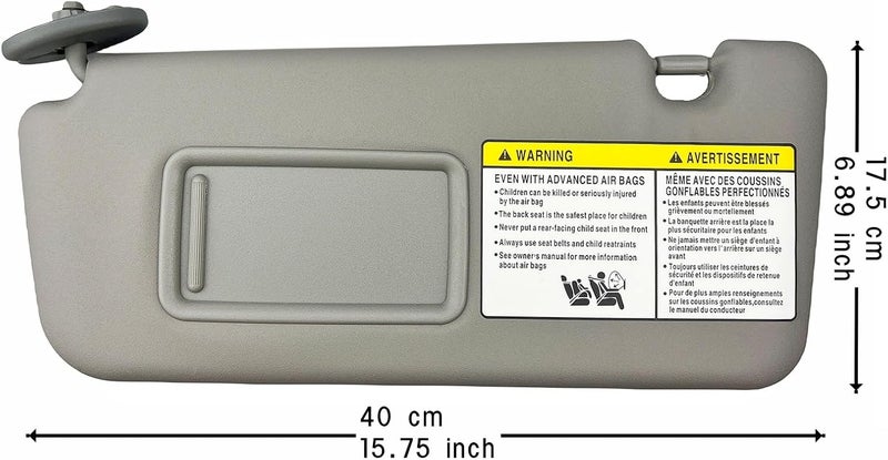 QASULER Windshield Sunshade Driver Side Sun Visor for Toyota RAV4 - Image 2