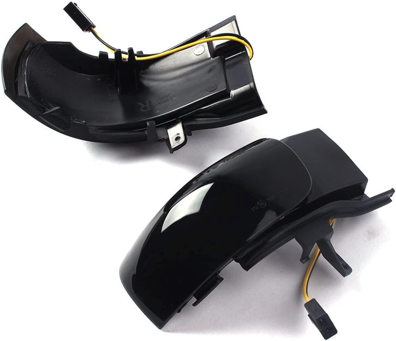 QASULER 2pcs Sequential Amber LED Side Mirror Turn Signal Lights - Image 1