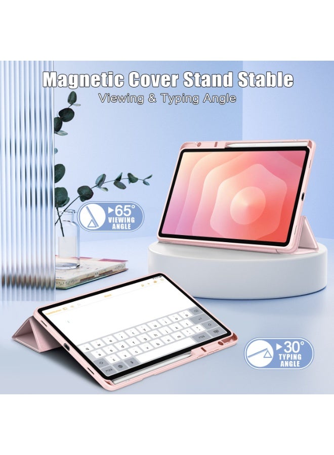 general Case for Samsung Tab S11 SM-X730 11 Inch with Pen Holder,Clear Transparent Hard PC Back Cover Smart Trifold Stand Case for Galaxy Tab S11 ,Auto Wake/Sleep - Image 2