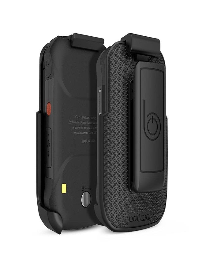 جراب BELTRON لهواتف DuraXV و DuraXE Epic و DuraXA - جراب متين مزود بمشبك حزام دوار لهواتف Kyocera DuraXE Epic E4830 AT&T/FirstNet و DuraXV Extreme E4810 و Extreme+ E4811 Verizon Flip Phone - Image 1