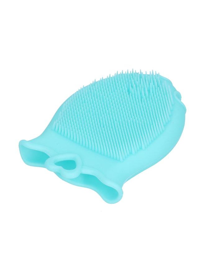 Thoraya Baby Hair Scalp Bush Soft Body Scurf Cleansing Brush Bath Massager Brush for InfantGreen  - Image 4