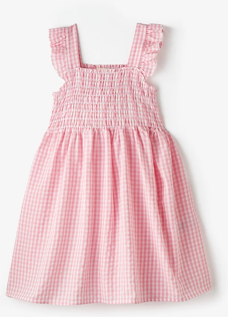 جون Plaid Baby Dress