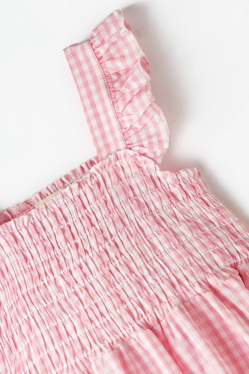 جون Plaid Baby Dress