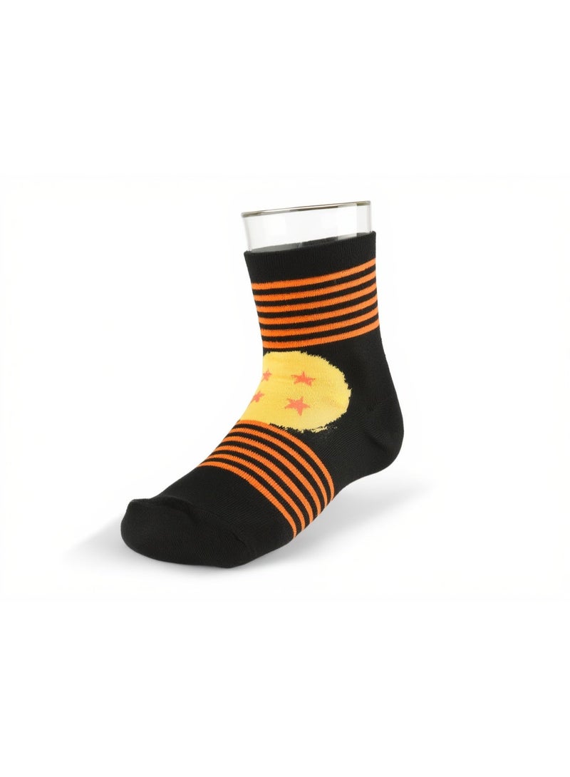 دراجون بول زد 3 أزواج | جوارب قصيرة بتصميم دراغون بول | 78% قطن | 18% بوليستر | 4% إيلاستين - Image 4