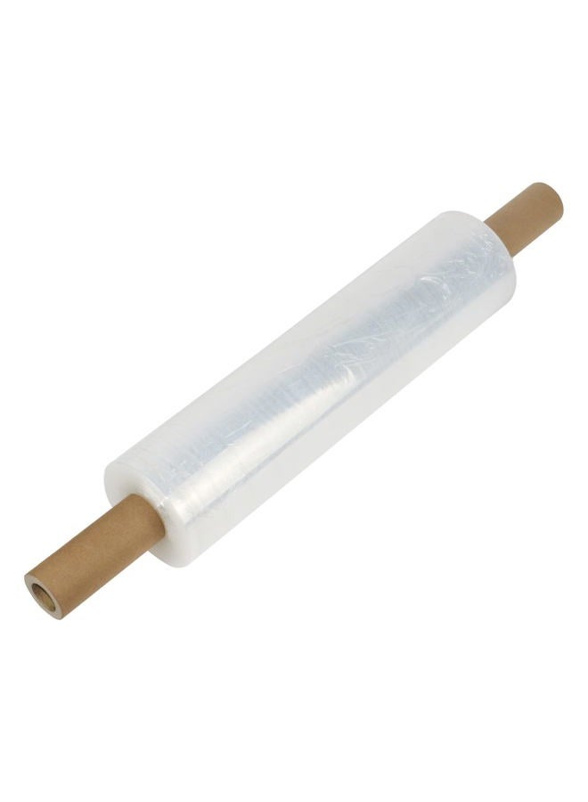 BOMEI PACK 4 Stretch Film Wrap - Industrial Clear Plastic Stretch Wrap 1000 Feet 80 Gauge with Handle, Pallet Wrap for ing, Moving Supplies, ing Wrap Plastic Roll, - Image 5
