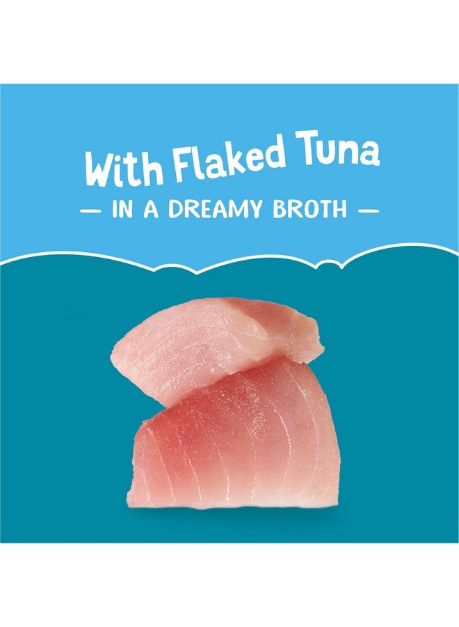 فريسكس طعام القطط بورينا فريسكيز القابل لللعق، قطع صغيرة ومرق، مع تونة متقشرة في مرق رائع - عبوة من ١٦ كيسًا، وزن ١٫٢ أونصة - Image 5