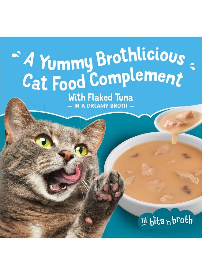 فريسكس طعام القطط بورينا فريسكيز القابل لللعق، قطع صغيرة ومرق، مع تونة متقشرة في مرق رائع - عبوة من ١٦ كيسًا، وزن ١٫٢ أونصة - Image 3