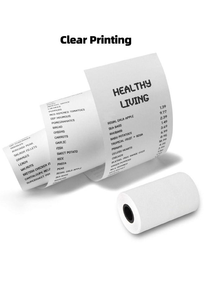 Generic Thermal POS  Receipt Paper 57x40 mm Printed 4 Rolls  - Image 1