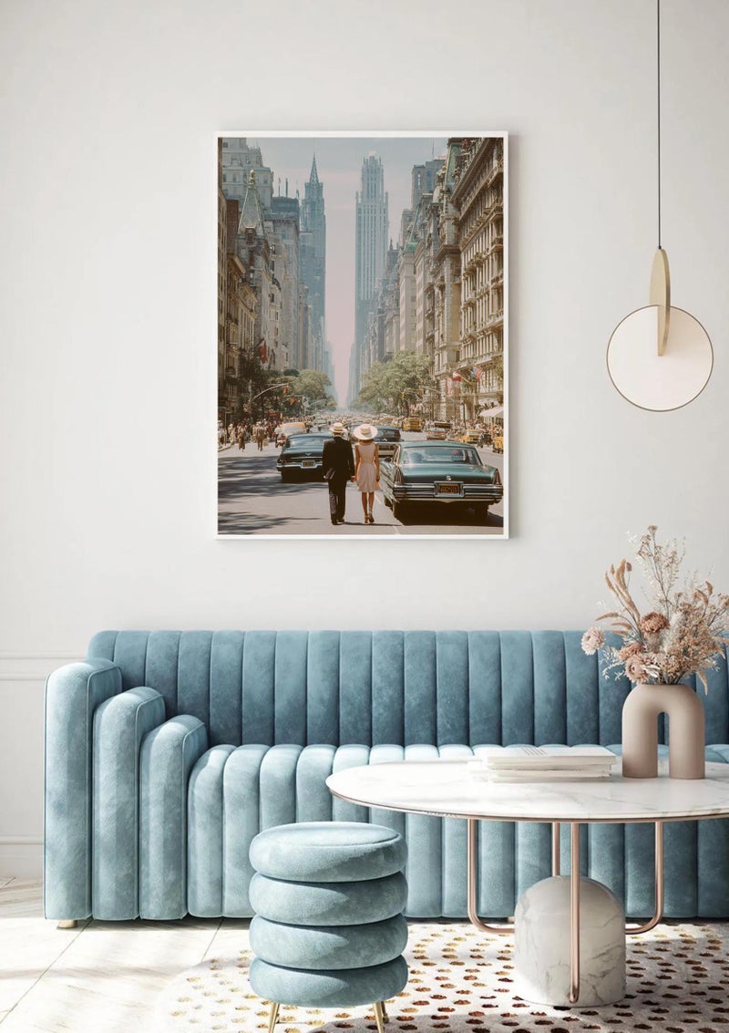 TNESSENTIAL Vintage Fifth Avenue NYC Street Photography Poster, Retro Manhattan Wall Art - Image 5