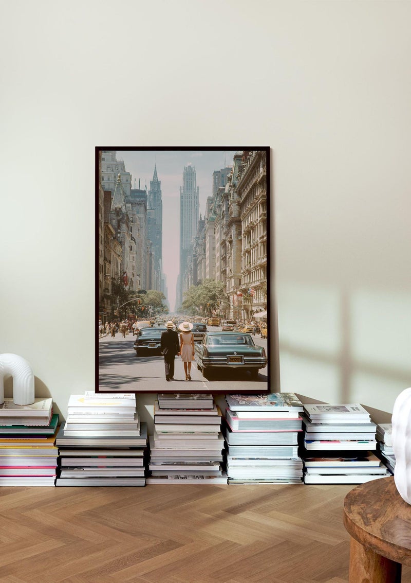 TNESSENTIAL Vintage Fifth Avenue NYC Street Photography Poster, Retro Manhattan Wall Art - Image 4