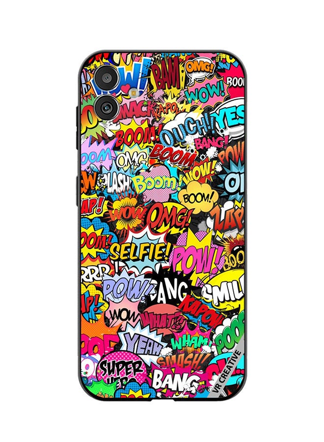 VR CREATIVE Protective Case Cover For Samsung Galaxy F14 Pop Art Design Multicolour - Image 1