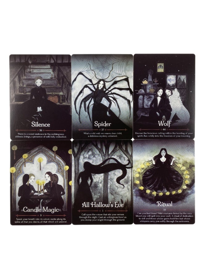 NIBEMINENT The Witch of the Season Oracle Card Board Game Deck fortune-telling and Divination Tarot Card Family Game Version Party - Image 5