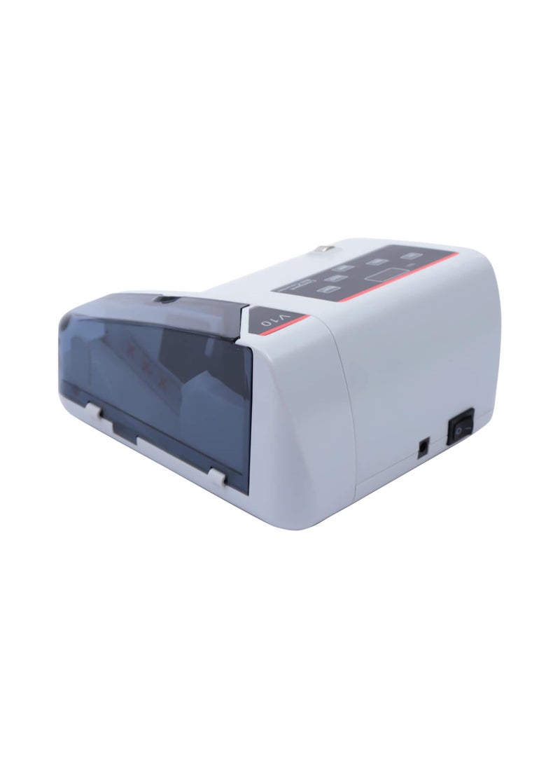 Generic - Mini Portable Currency Counter,V10 Bill Counter Multi-Currency Counting Machine with UV/MG/WM Counterfeit Detection 900pcs/min,100-240V LCD Display - Image 1