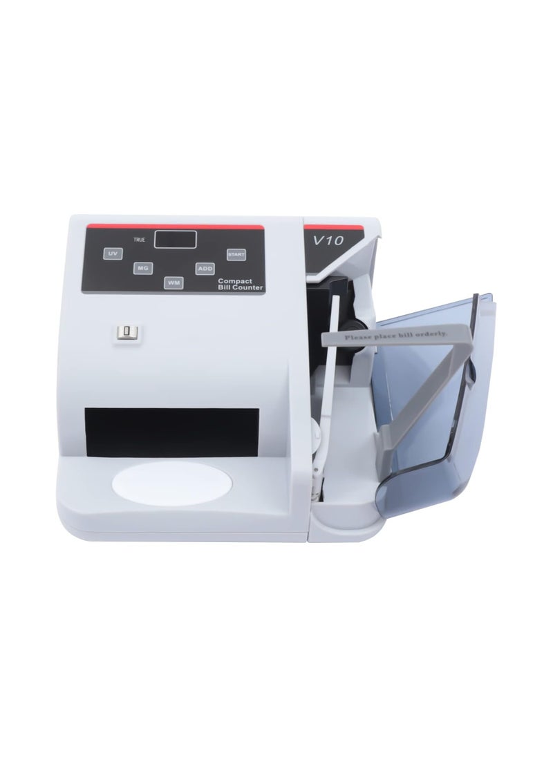 Generic Mini Portable Currency Counter,V10 Bill Counter Multi-Currency Counting Machine with UV/MG/WM Counterfeit Detection 900pcs/min,100-240V LCD Display  - Image 1