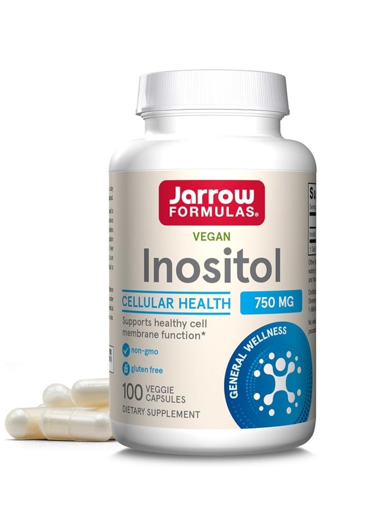 jarrow formulas Inositol Cellular Liver Support for Cellular Health and General Wellness 100 veg caps
