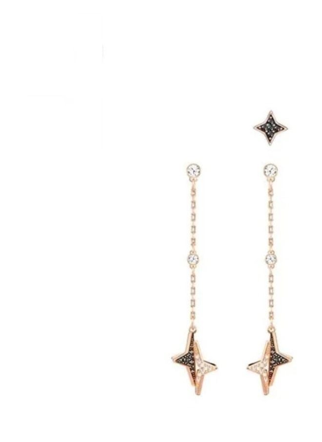 Chomel Halve The Stars Asymmetrical Earrings  - Image 1