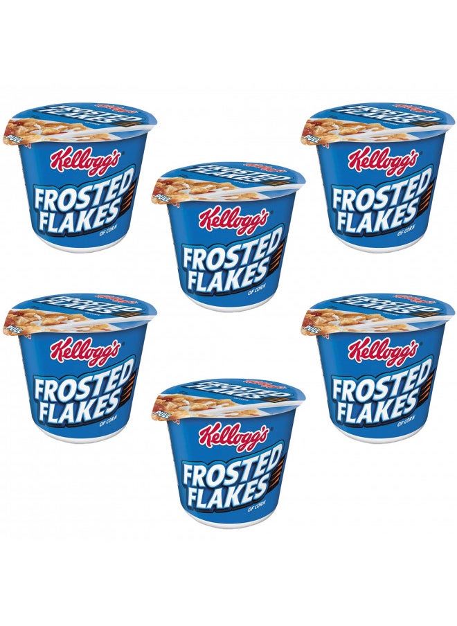 Kellogg's Kelloggs Products - Kelloggs - Breakfast Cereal, Frosted Flakes, Single-Serve 2.1oz Cup, 6 Cups/Box - Sold As 1 Box - Individual servings, super-size-to-go cups. 