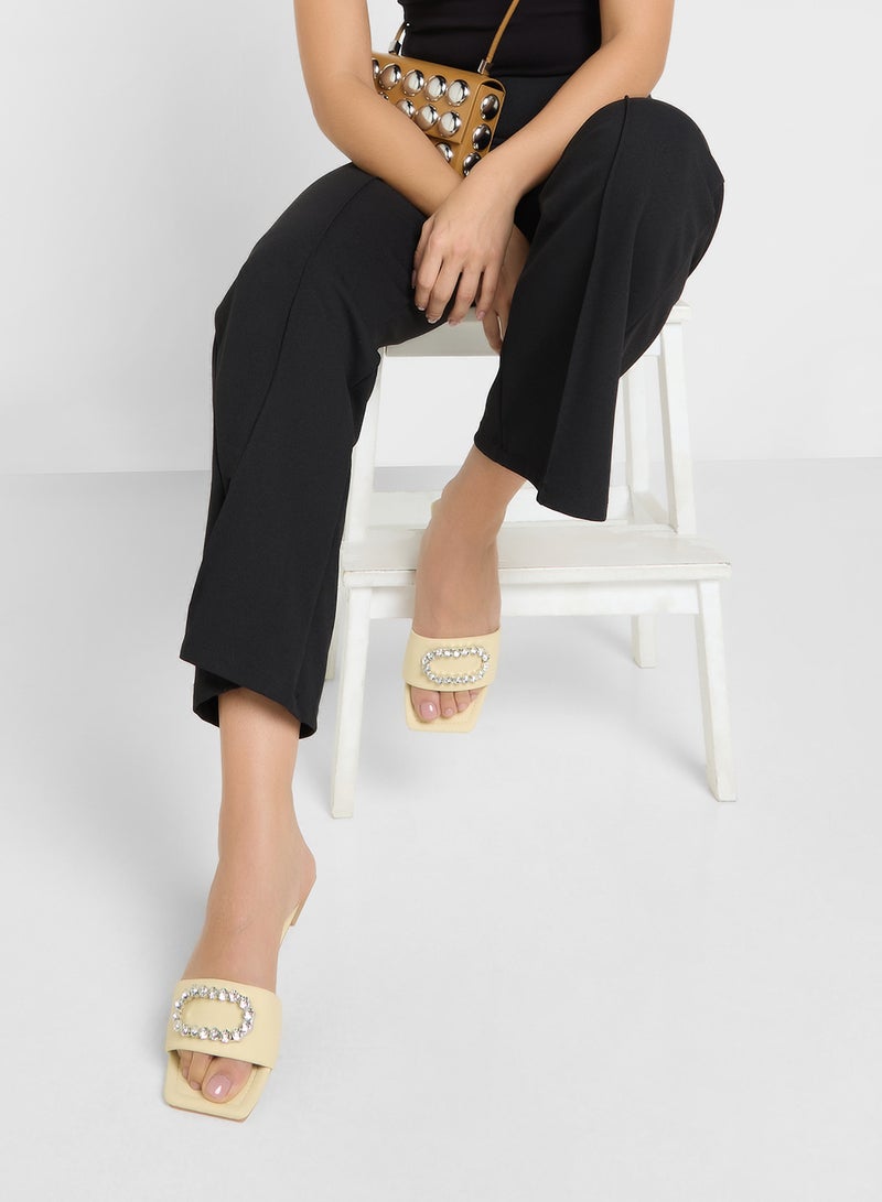 ELLA Diamante Flat Sandal - Image 5