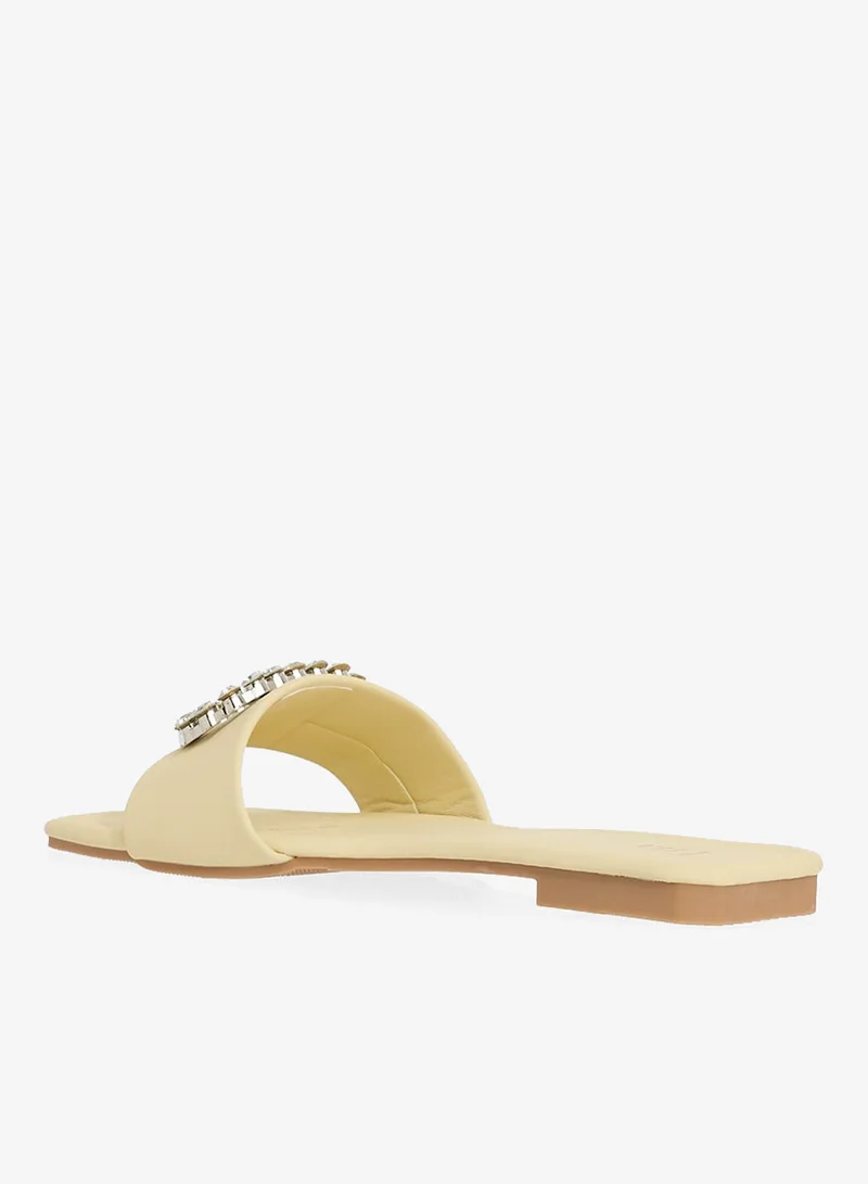 ELLA Diamante Flat Sandal