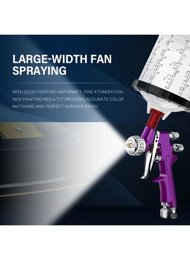 MP771 Air Green Professional Automotive Paint Gun 1 3mm Nozzle High Atomization - Image 3