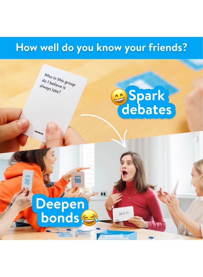 The World Game Answer This - Friends - How Well Do You Know Your Family & Friends? - Fun Party Card Game for Teens & Adults - Great Conversation Starter - Image 5