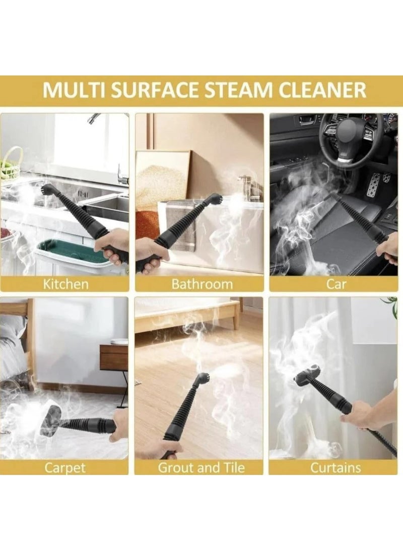 Denx Handheld Steam Cleaner 1200W – High-Pressure 300kPa Steam Cleaner with 350ml Tank, 9 Attachments, Portable Steam Cleaner for Home, Kitchen, Bathroom, Windows, Floors, Upholstery - Image 5