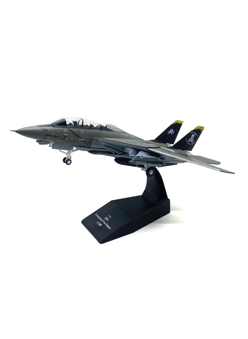 general 1/100 US Navy F-14 Tomcat Fighter Aircraft Metal Military Diecast Plane Model for Collection Or Gift - Image 1