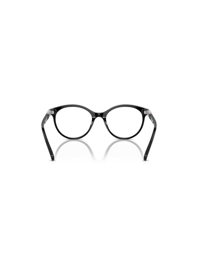 SWAROVSKI Swarovski Woman Round  Eyeglasses- Sk 2019 - Lense Size:50Mm - Dark Havana - Image 3