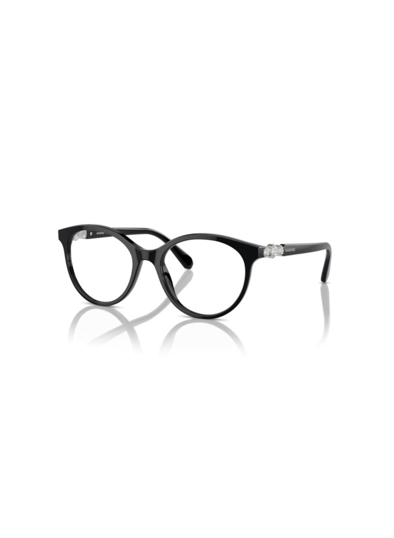 SWAROVSKI Swarovski Woman Round  Eyeglasses- Sk 2019 - Lense Size:50Mm - Dark Havana - Image 1