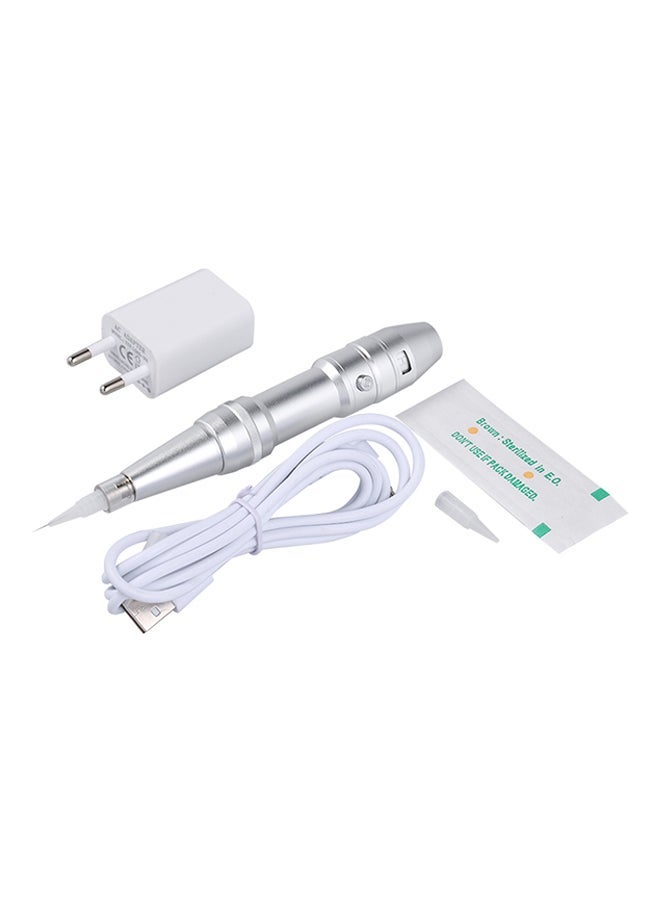 NIBEMINENT Tattooing Machine Pen For Permanent Eyebrow Lip Eyeliner EU Plug Multicolour - Image 1