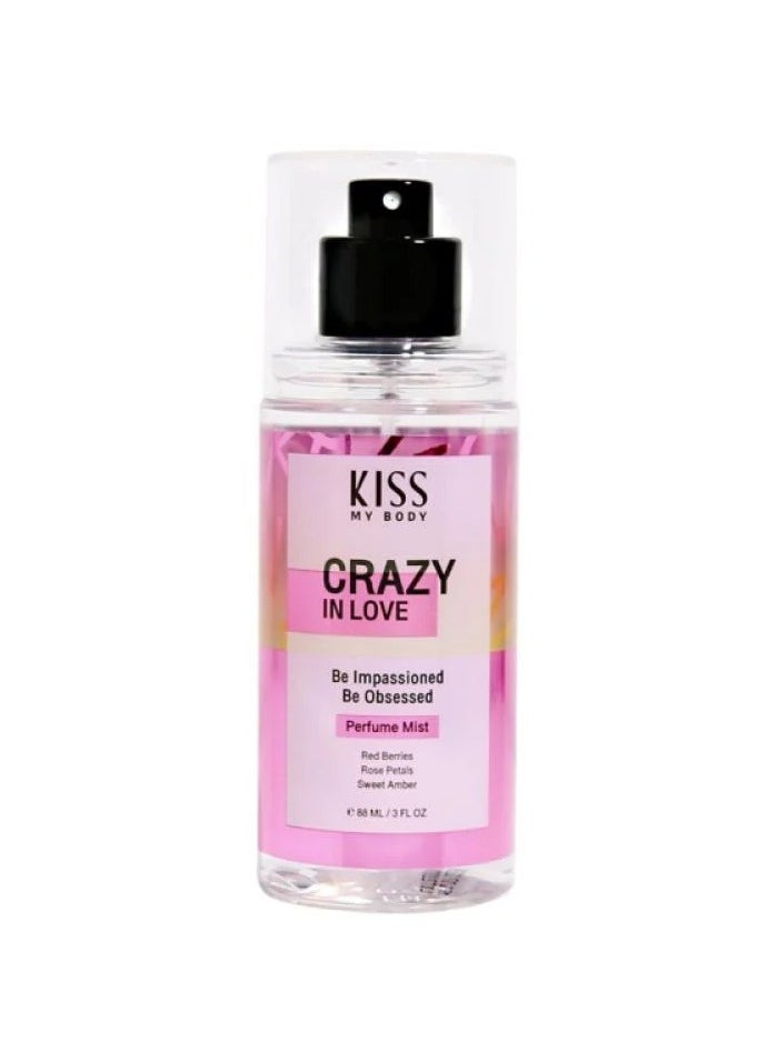 KISS MY BODY Crazy in Love Body Mist  88Ml 